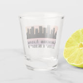 Birmingham AL City Skyline Schnapsglas (Rückseite)