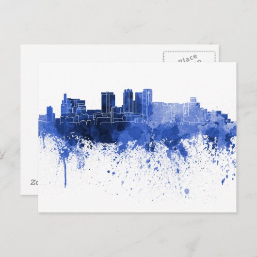 Birmingham AL skyline Postkarte (Vorne/Hinten)