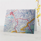 Birmingham, AL Vintag Map Karte (Gelbe Blume)