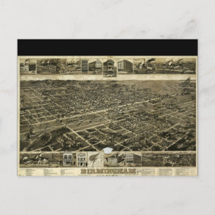 Birmingham Alabama (1885) Postkarte