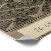 Birmingham Alabama 1904 Panoramakarte Poster (Ecke)