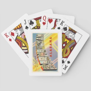 Birmingham Alabama AL Old Vintage Spielkarten