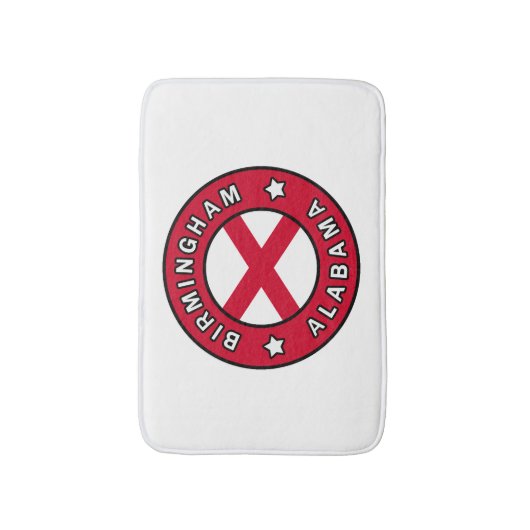 Birmingham Alabama Badematte (Vorderseite Vertikal)