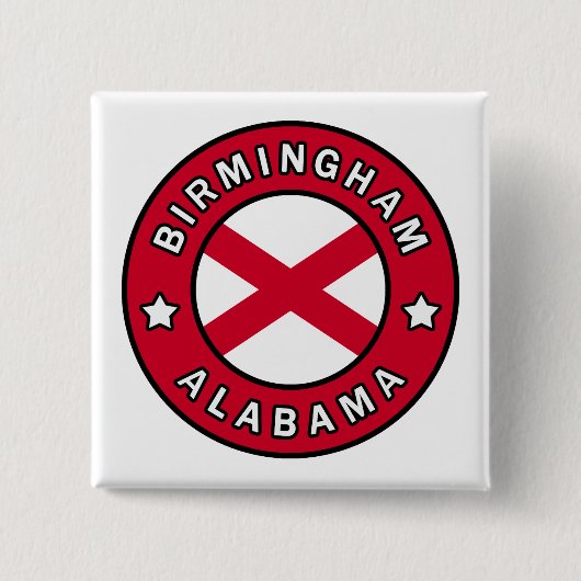 Birmingham Alabama Button (Vorderseite)