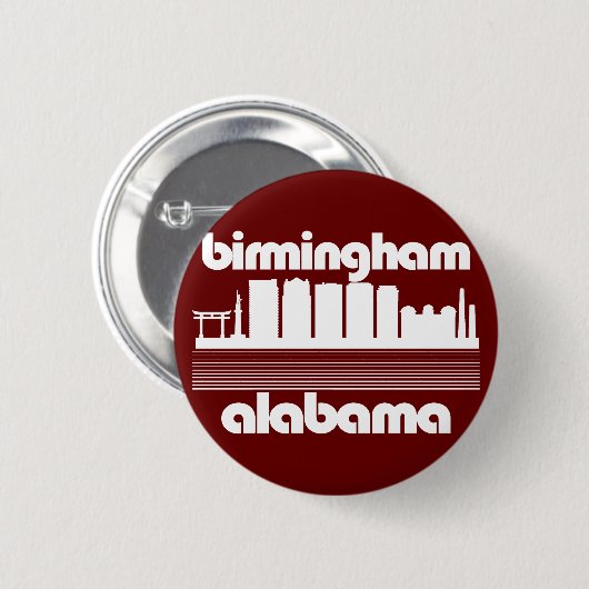 Birmingham, Alabama Button (Vorne & Hinten)