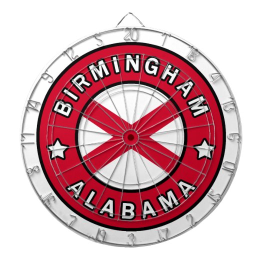 Birmingham Alabama Dartscheibe (vorne)