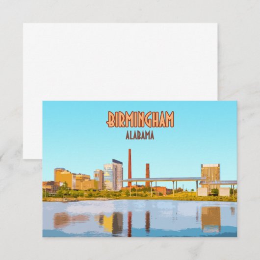 Birmingham Alabama Eisenbahn Park Downtown (Vorne/Hinten)