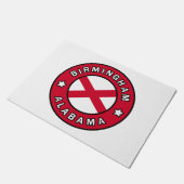 Birmingham Alabama Fußmatte (Schrägansicht)