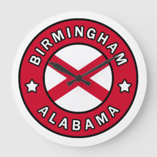 Birmingham Alabama Große Wanduhr