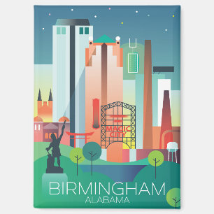 Birmingham Alabama Kühlschrank Magnet