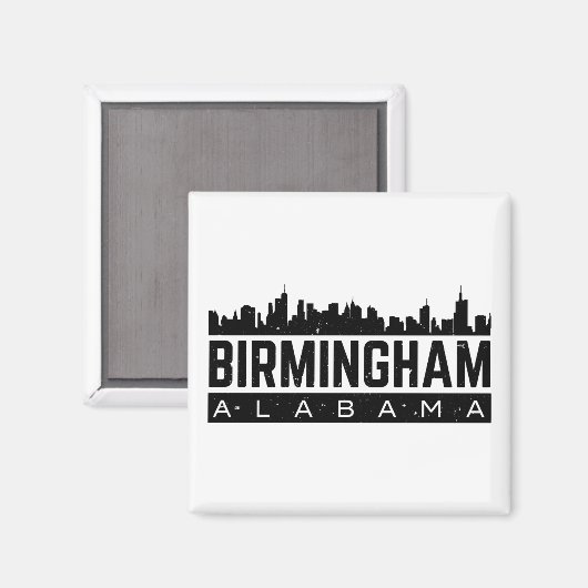 Birmingham Alabama Magnet (Vorderseite/Rückseite)