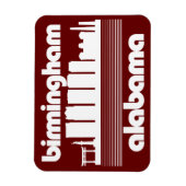Birmingham, Alabama Magnet (Vertikal)