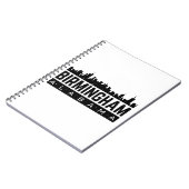Birmingham Alabama Notizblock (Linke Seite)