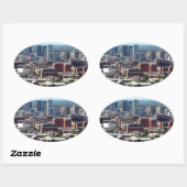 Birmingham, Alabama Ovaler Aufkleber (Blatt)