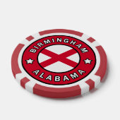 Birmingham Alabama Pokerchips (Einzeln)