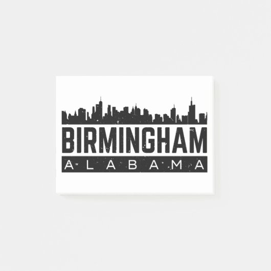 Birmingham Alabama Post-it Klebezettel (Vorderseite)
