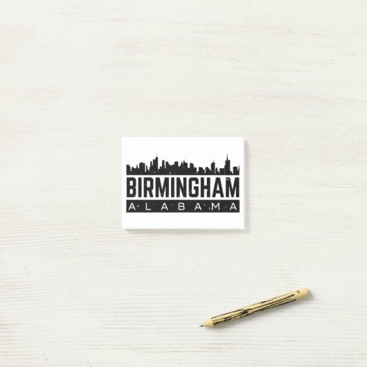Birmingham Alabama Post-it Klebezettel (Auf Schreibtisch)