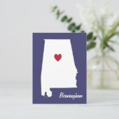 Birmingham Alabama Postcard Postkarte (Stehend Vorderseite)
