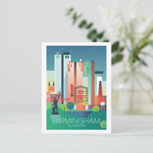 Birmingham, Alabama Postcard Postkarte (Stehend Vorderseite)