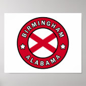 Birmingham Alabama Poster (Vorne)