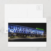 Birmingham Alabama Postkarte (Vorne/Hinten)