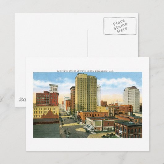 Birmingham, Alabama Postkarte (Vorne/Hinten)