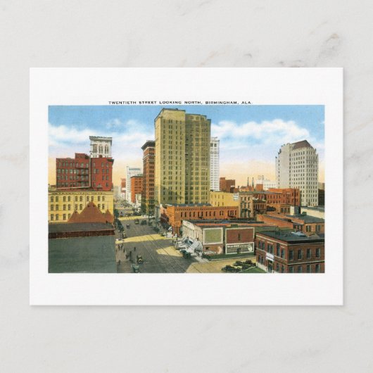 Birmingham, Alabama Postkarte (Vorderseite)