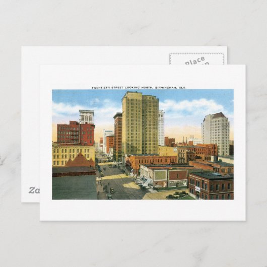 Birmingham, Alabama Postkarte (Vorne/Hinten)