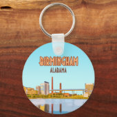 Birmingham Alabama Railroad Park Downtown Schlüsselanhänger (Vorderseite)