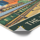 Birmingham Alabama Reisen Vintag Poster (Ecke)