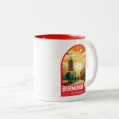 Birmingham Alabama Reisen Zweifarbige Tasse (VorderseiteRechts)