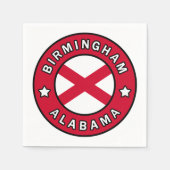 Birmingham Alabama Serviette (Vorderseite)