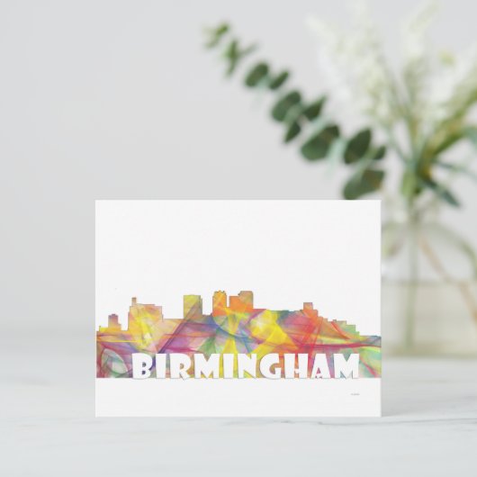 BIRMINGHAM ALABAMA SKYLINE MCLR2 POSTKARTE (Stehend Vorderseite)