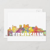 BIRMINGHAM ALABAMA SKYLINE MCLR2 POSTKARTE (Vorne/Hinten)