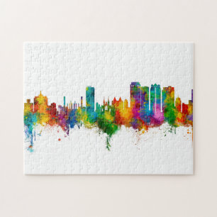 Birmingham Alabama Skyline Puzzle