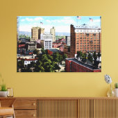 Birmingham Alabama Skyline View Leinwanddruck (Insitu (Wohnzimmer))