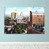 Birmingham Alabama Skyline View Leinwanddruck (Insitu (Holzboden))