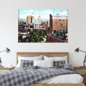 Birmingham Alabama Skyline View Leinwanddruck (Insitu (Schlafzimmer))