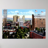 Birmingham Alabama Skyline View Poster (Vorne)