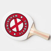 Birmingham Alabama Tischtennis Schläger (Seitenansicht)