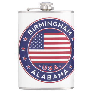 Birmingham, Alabama, USA Flachmann