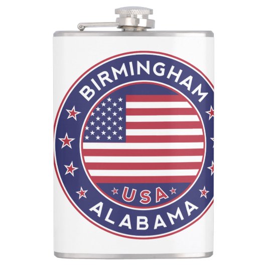 Birmingham, Alabama, USA Flachmann (Vorderseite)