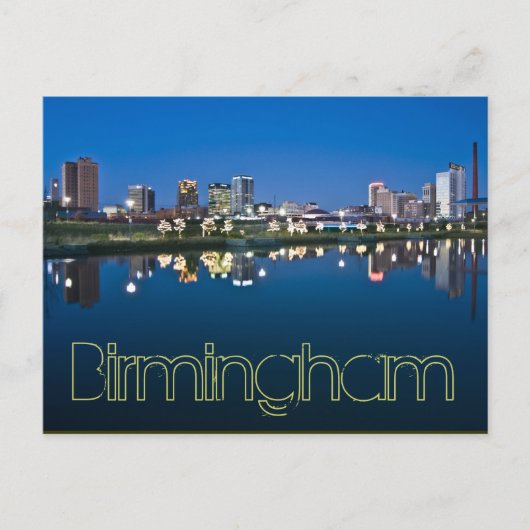 Birmingham, Alabama, USA Postkarte (Vorderseite)