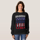 Birmingham Alabama Usa Sweatshirt (Vorne ganz)