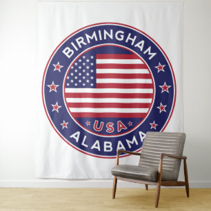 Birmingham, Alabama, USA Wandteppich