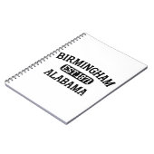 Birmingham Alabama Vintag Notizblock (Linke Seite)