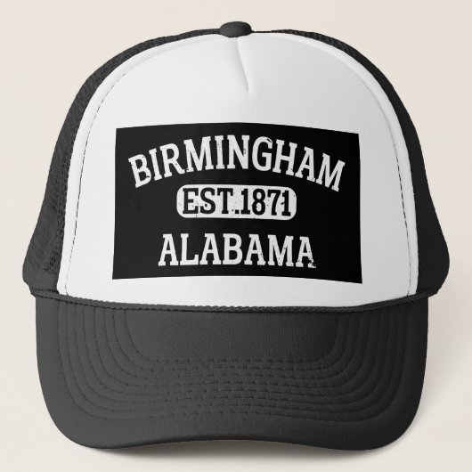 Birmingham Alabama Vintag Truckerkappe (Vorderseite)