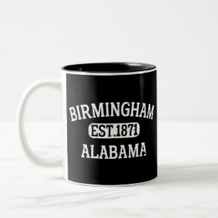 Birmingham Alabama Vintage Zweifarbige Tasse