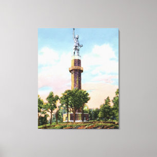 Birmingham Alabama Vulkan auf dem Roten Berg Leinwanddruck