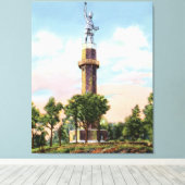 Birmingham Alabama Vulkan auf dem Roten Berg Leinwanddruck (Insitu (Holzboden))